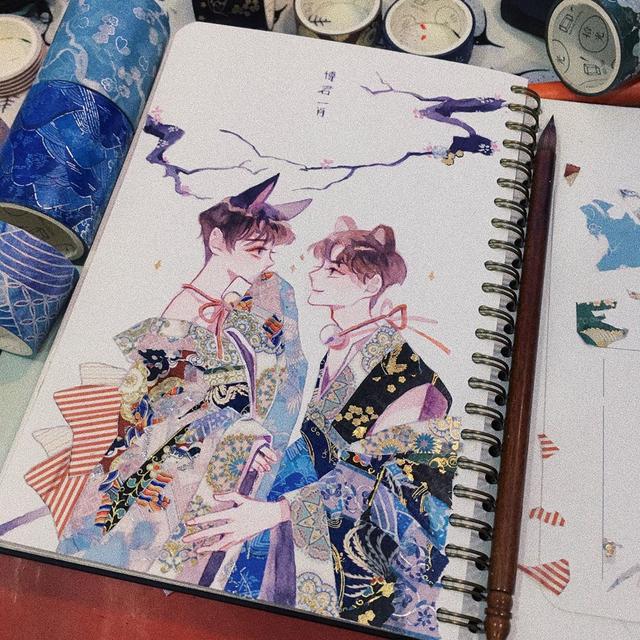 水彩画古风人物教程，水彩画人物教程（这样的水彩好想画）