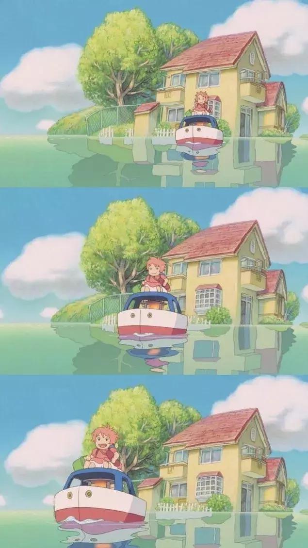 波妞和宗介图片，波妞和宗介，微信头像（波妞喜欢宗介，而我喜欢你）