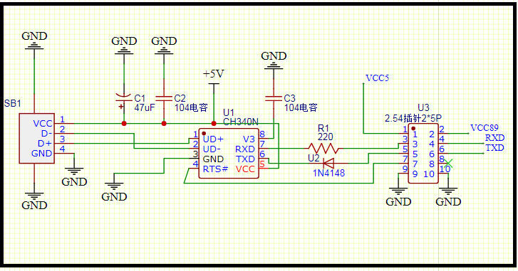 单片机 下载失败 51单片机学习记：usb下载程序电路