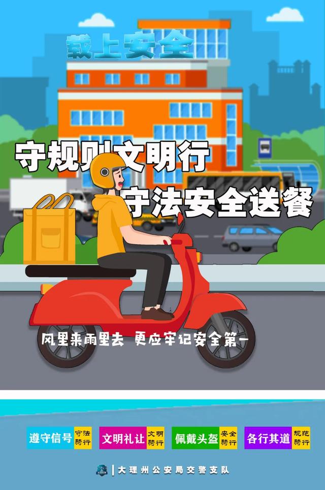 交通警察简笔画，简笔画交通警察是怎么画的（交警漫画海报：载上安全）