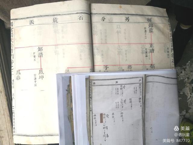 傅氏家谱字辈16字，付姓家谱辈分排字图（1872年的傅氏老谱回归子孙家）