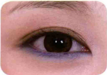 下眼线怎么画，下眼线怎么画显眼睛大（使用蓝色画下眼线）