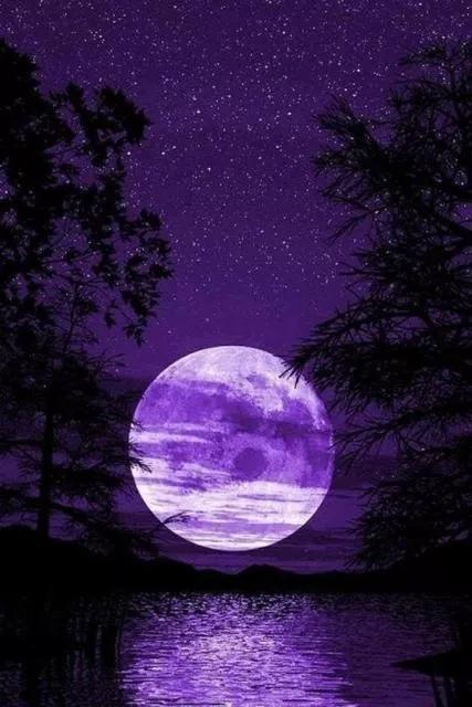 壁纸/星空/紫色/意境/，紫色唯美星空壁纸（YTR紫色星空梦幻壁纸图片）