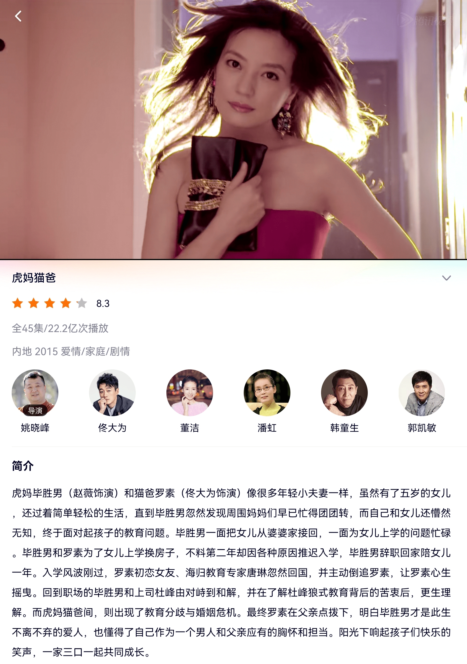 《还珠格格》《情深深雨濛濛》《虎妈猫爸》等代表作,《王牌对王牌》