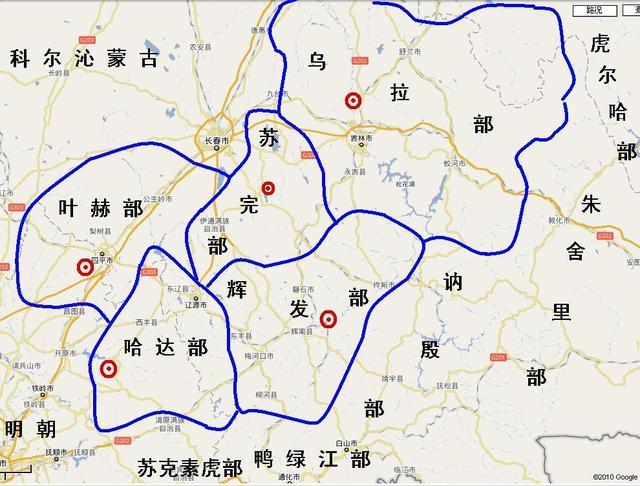 女真族是现在哪个省，女真族是现在什么地方（清初女真部落分布）