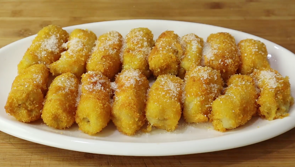 圖片[7]-【炸香蕉】做法步驟圖 孩子特愛吃 一次2斤不夠-起舞食譜網