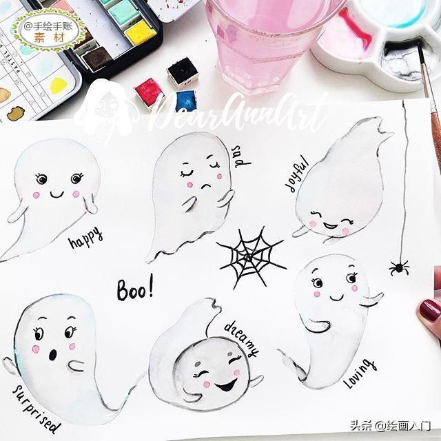 手帐怎么画简单又漂亮，如何画手账简笔画（清新高颜值夏日手账素材分解步骤）