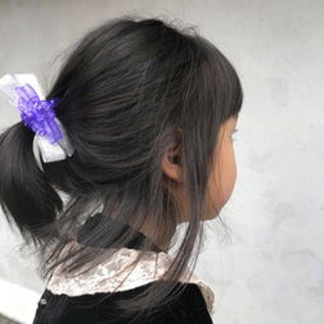 5岁小姑娘长发发型图片