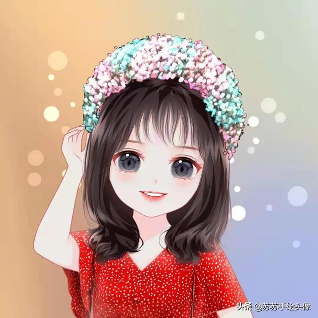 女生可爱的卡通图片,女孩可爱的卡通图片(聪明可爱的卡通女生头像)