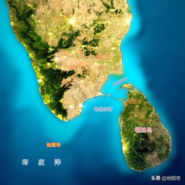 斯里兰卡地理位置地图，斯里兰卡位置（斯里兰卡在哪）