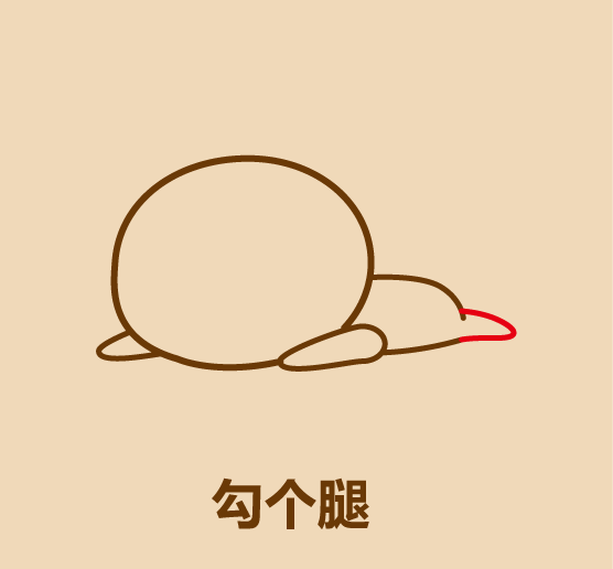 小学生画人怎么画简单又好看，1分钟画出趴下小人