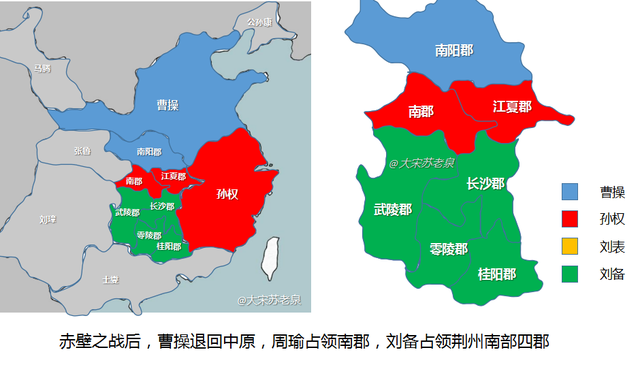 荆州处于三国必争之地的原因，三国里的“荆州”是指今天的哪里