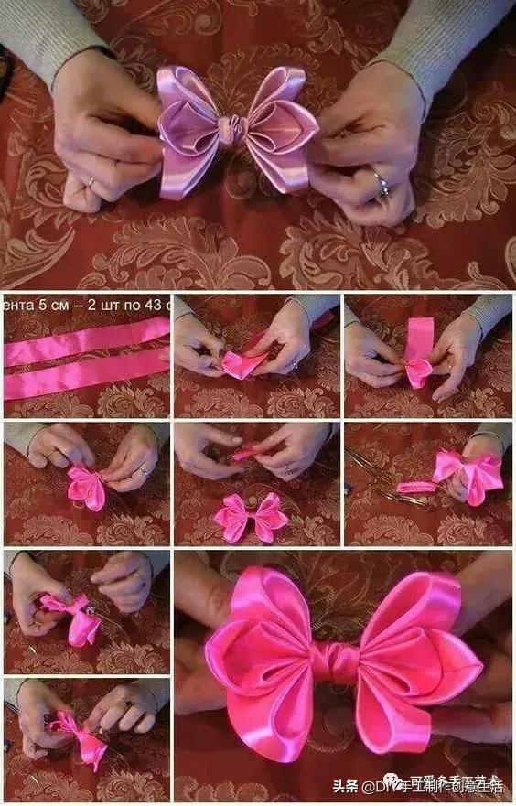 手工发夹制作教程，如何制作手工发夹（DIY手工制作）