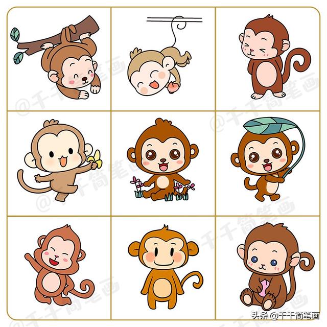 兔子简笔画彩色，兔子彩色简笔画怎么画（200+小动物简笔画大合集）