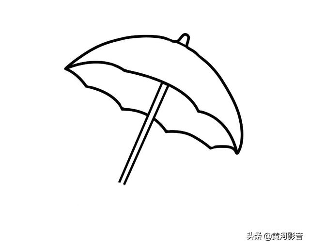 雨伞简单画法图片图片