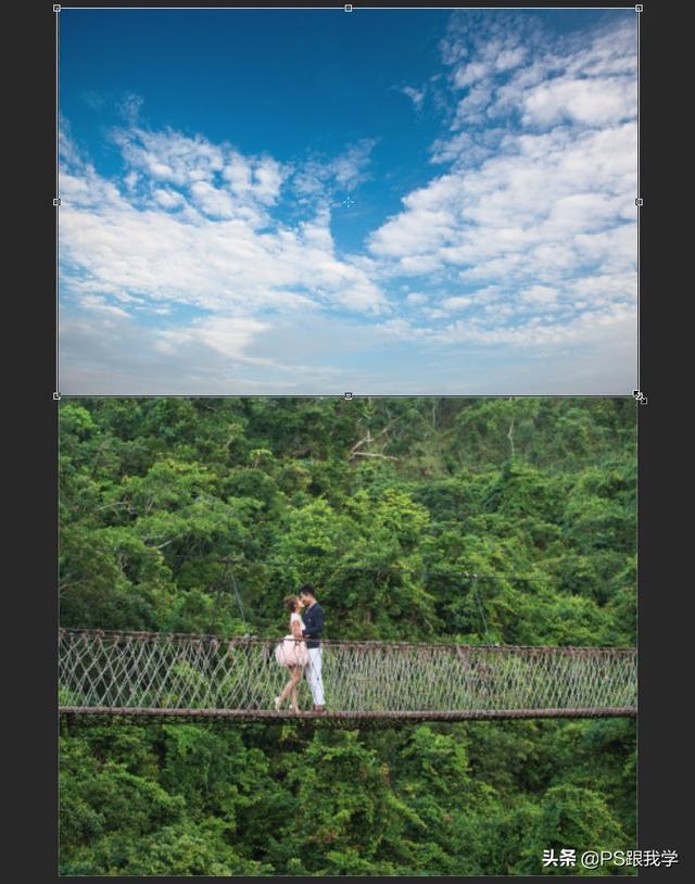 ps无缝拼接图片教程，ps怎样无缝拼接图片（Photoshop图层样式居然可以无缝合成秒抠图）