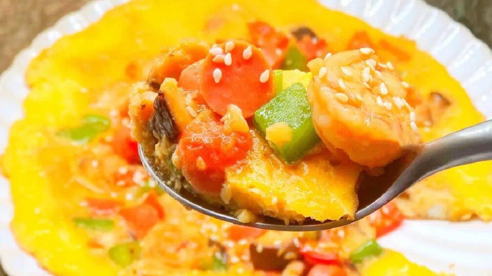 圖片[5]-【豪華蝦仁雞蛋餅】做法步驟圖 營(yíng)養(yǎng)又美味 小孩天天想吃-起舞食譜網(wǎng)