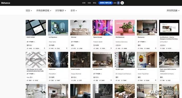 behance网址，behance首页（你还有这份设计网站清单……）