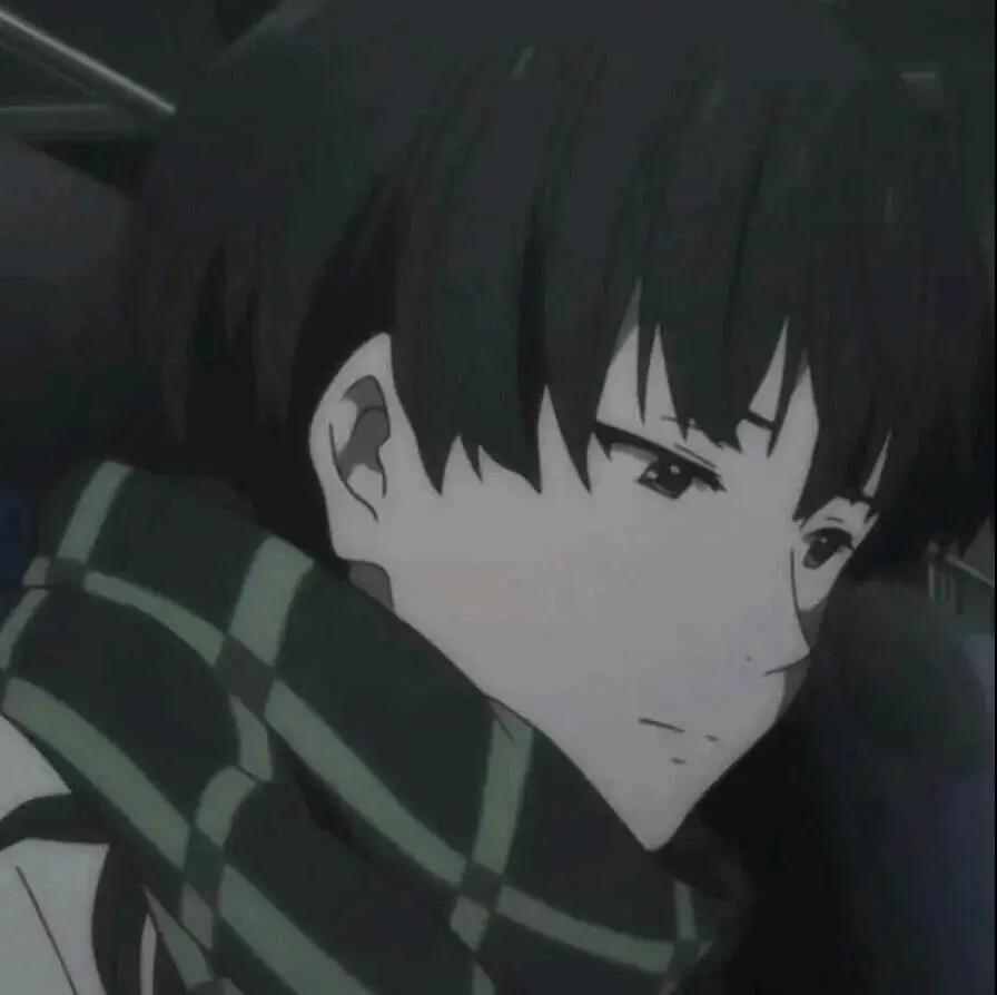 俞希|动漫男头加点微丧，微信头像，俞希|动漫男头加点微丧（丧头像丨微丧系动漫头像）