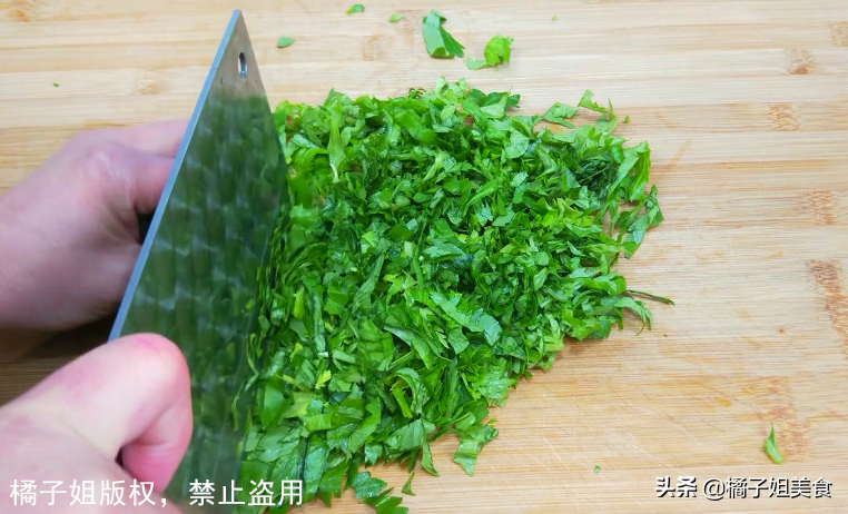 圖片[8]-【芹菜葉雞蛋餅】做法步驟圖 美味可口 越吃越好-起舞食譜網