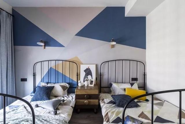 如何选择墙面漆颜色，一面墙刷多种颜色