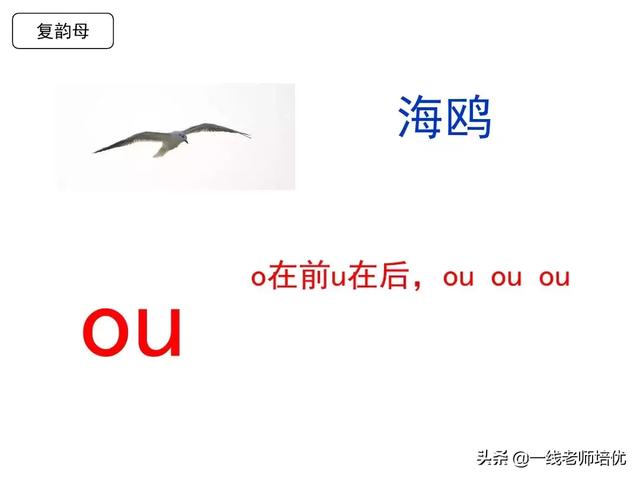 拼音iu怎么读，部编版一年级上册汉语拼音10《ɑo