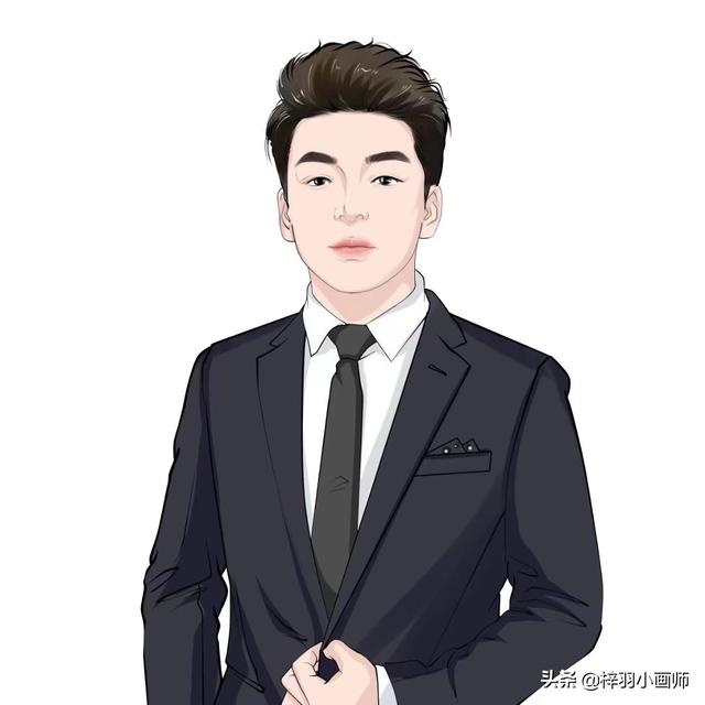 西装男头，微信头像，西装男头（男生微信头像）