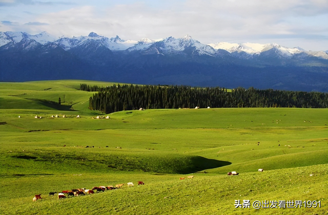 乌鲁木齐到伊犁多少公里，内蒙古包头到新疆伊犁多少公里（沿途草原雪山美翻天际）
