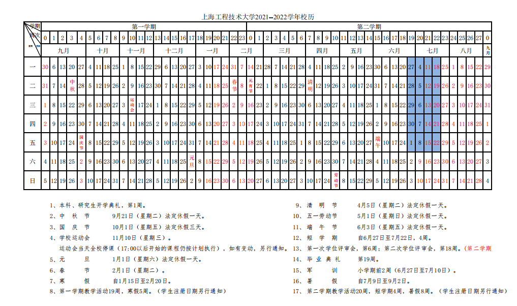 复旦大学校历(复旦大学课程表2022)插图(120)