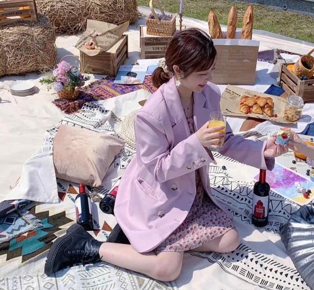 野餐美图女生编，野餐手绘图片（做自然清新的春夏少女）