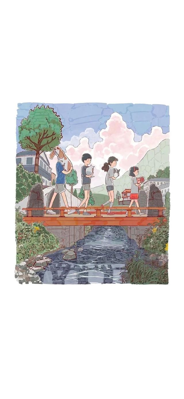 高清动漫手机壁纸，高清动漫手机壁纸男（一组简约动漫锁屏壁纸图片）