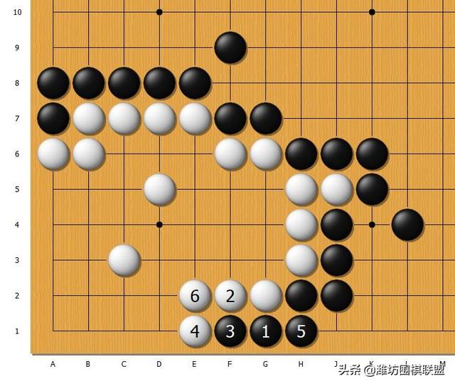 围棋三十六种杀法，围棋的基本杀法——虎口逃生杀法（8种\