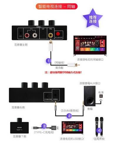 无线话筒怎么连接音响，无线话筒怎么调频配对音箱（这3种方法适用所有电视及麦克风品牌）