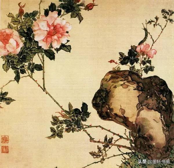 居廉淡雅国画作品欣赏，居廉精品画作欣赏