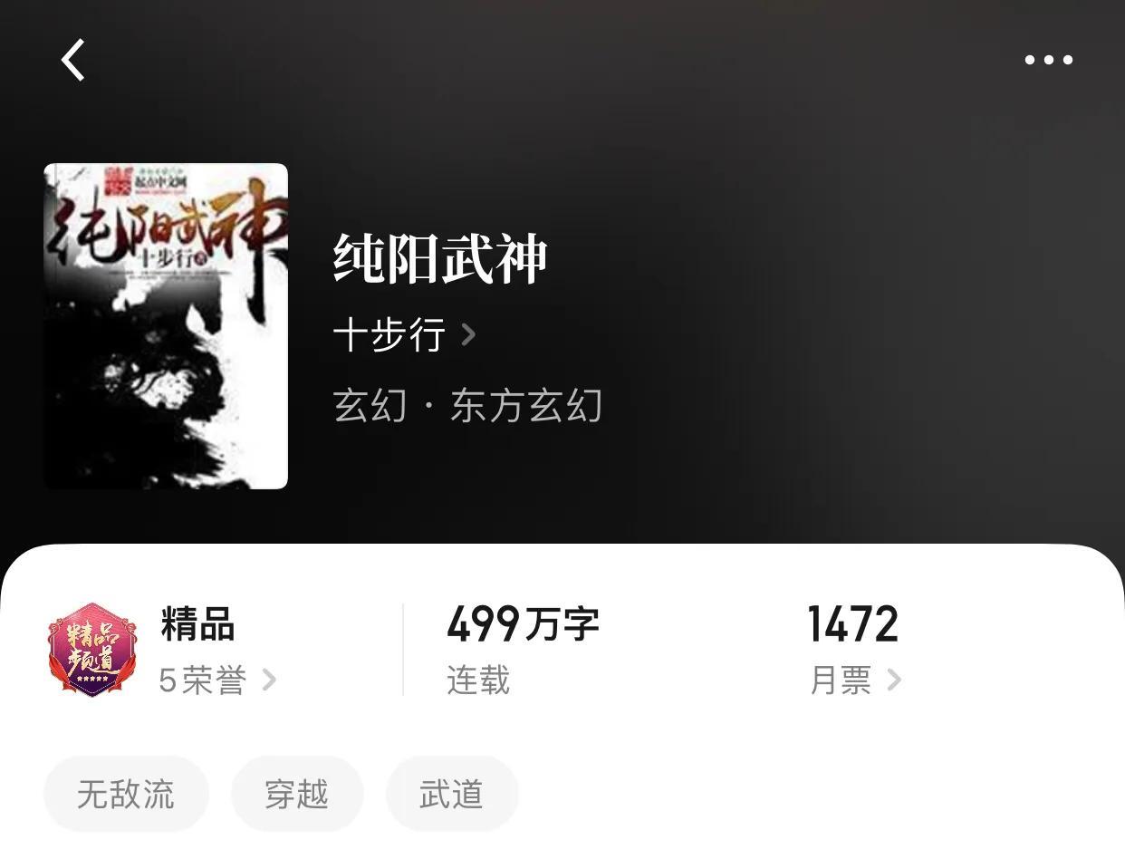 6,纯阳武神.作者:十步行.