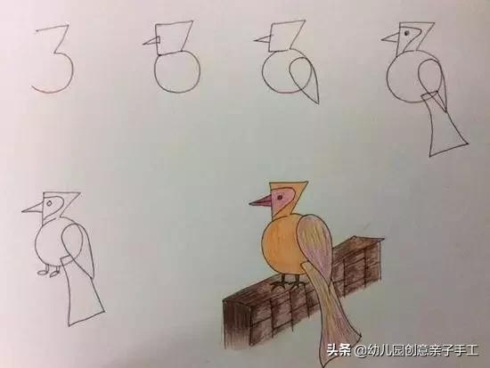 用数字画小动物，数字画老鼠（寥寥几笔画出这些可爱的动物）
