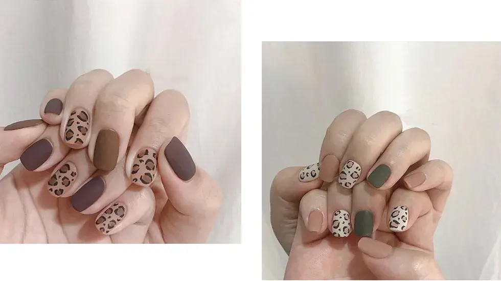 夏天指甲颜色大全图片流行，夏天显白指甲（够仙够清爽最重要是显手白）