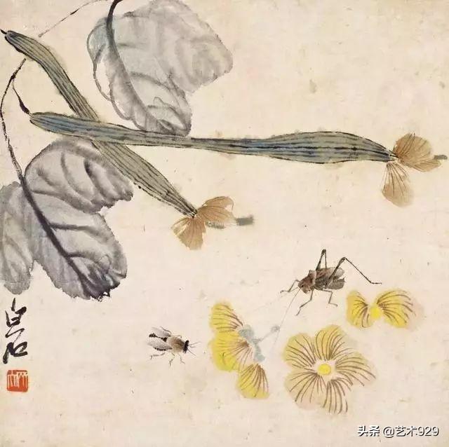 丝瓜喜欢阴还是阳，丝瓜苗喜阳还是阴（一教就会，国画丝瓜的写意画法）