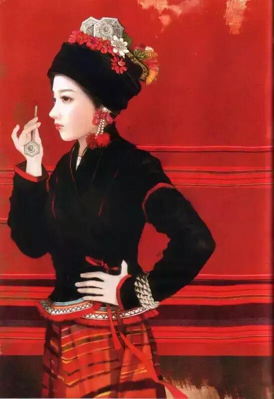 德昂族服饰，德昂族服饰特点简介（56个民族服装，唯美近图欣赏）