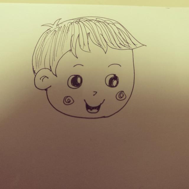 简笔画椅子是怎么画的，椅子咋画简笔画（如何来画一位坐在凳子上的卡通女孩简笔画呢）