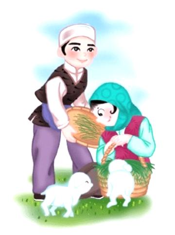 56个民族服饰图片大全，56个民族服装图片（五十六个民族精美人物服饰造型插画）