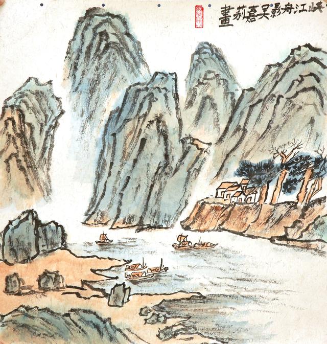 荷花池简笔画，荷花池简笔画手绘（美丽云浮——2020年云浮市庆祝六一儿童节少儿书画作品展）