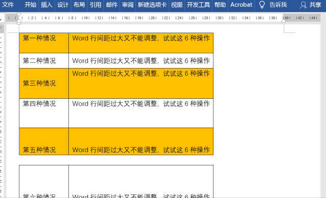 word行间距不一样，word中一样的格式行间距的大小不一样（Word行间距过大又不能调整）