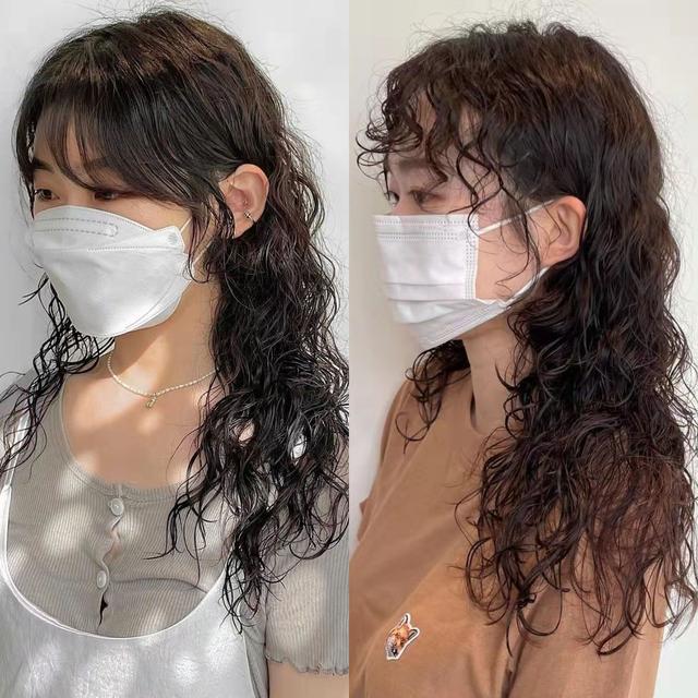 好看又自然的中长卷发，这种烫法才是真正的免打理