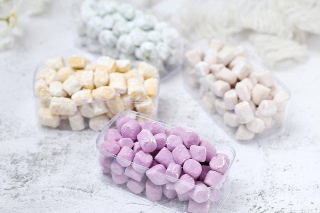 芋圆的制作方法，黄薯芋圆的制作方法（四种颜色零添加）