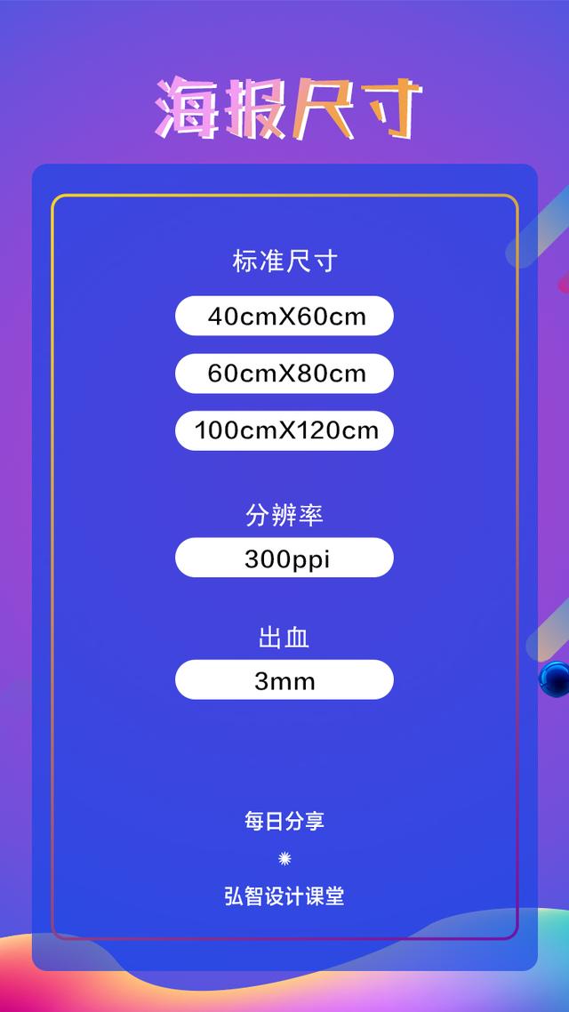 海报尺寸一般多大，海报设计的尺寸一般多大（知识分享：平面设计常用尺寸）