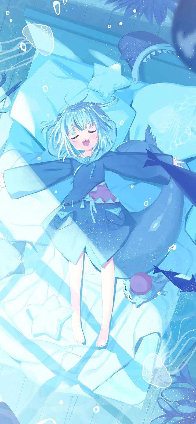 鲨鱼娘-噶呜古拉 小鲨鱼，微信头像，鲨鱼娘-噶呜古拉 小鲨鱼（美图壁纸第72期）