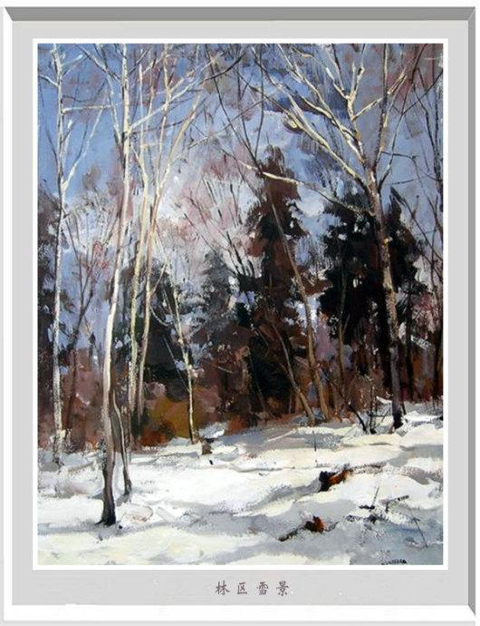 风景水粉画，风景水粉画山水（陆琦水粉风景写生作品）