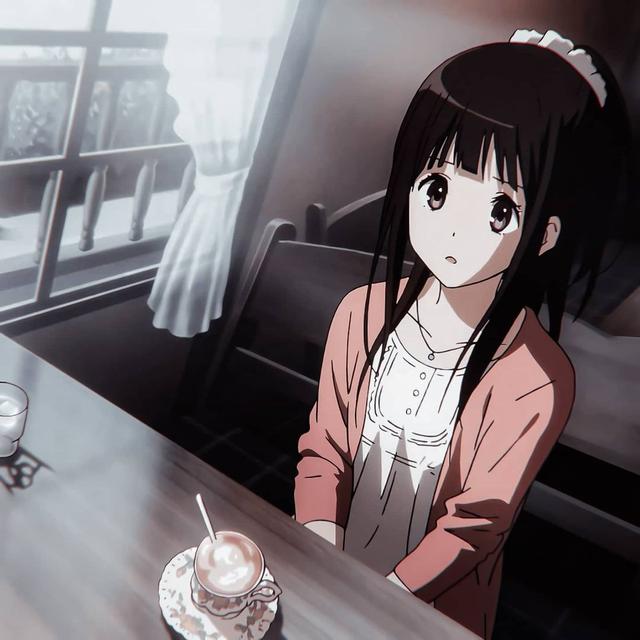 冰菓男主ପ( ˘ᵕ˘ ) ੭，微信头像，冰菓男主ପ( ˘ᵕ˘ ) ੭（《冰菓》千反田爱瑠）