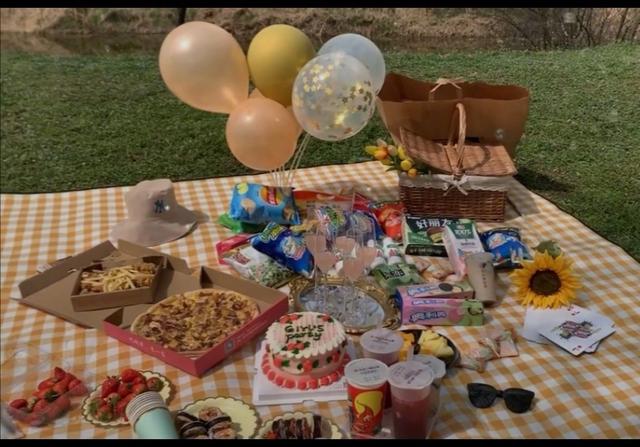 野餐美图女生编，野餐手绘图片（做自然清新的春夏少女）